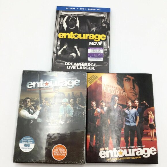 ENTOURAGE Complete Season 1 2 + Movie Blue Ray New & Pre-owned HBO Mark Wahlberg - Picture 4 of 6